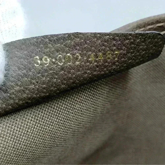 Gucci Tote Bag Vintage Sherry Line Brown PVC Certified Authentic - Picture 10 of 12